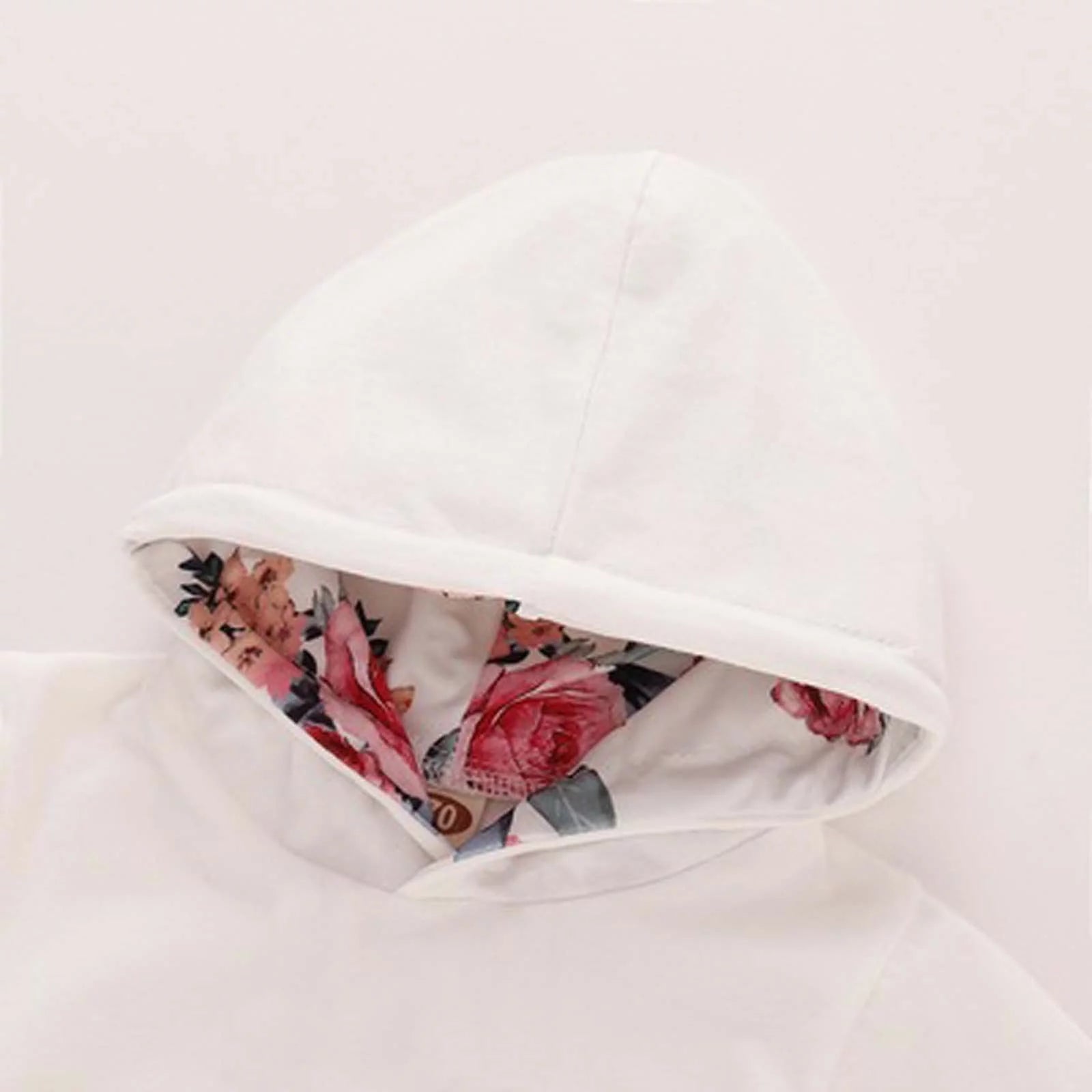 Baby Girl Clothes Newborn Infant Floral Hooded with Pocket Sweatshirt Pants Headband Outfits Set