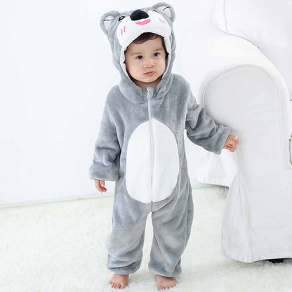 Baby Pajamas Autumn Winter Infant Toddler Kids Unisex Child Pajama Plush Onesize One-Piece Sloth Animal Costume on Clearance