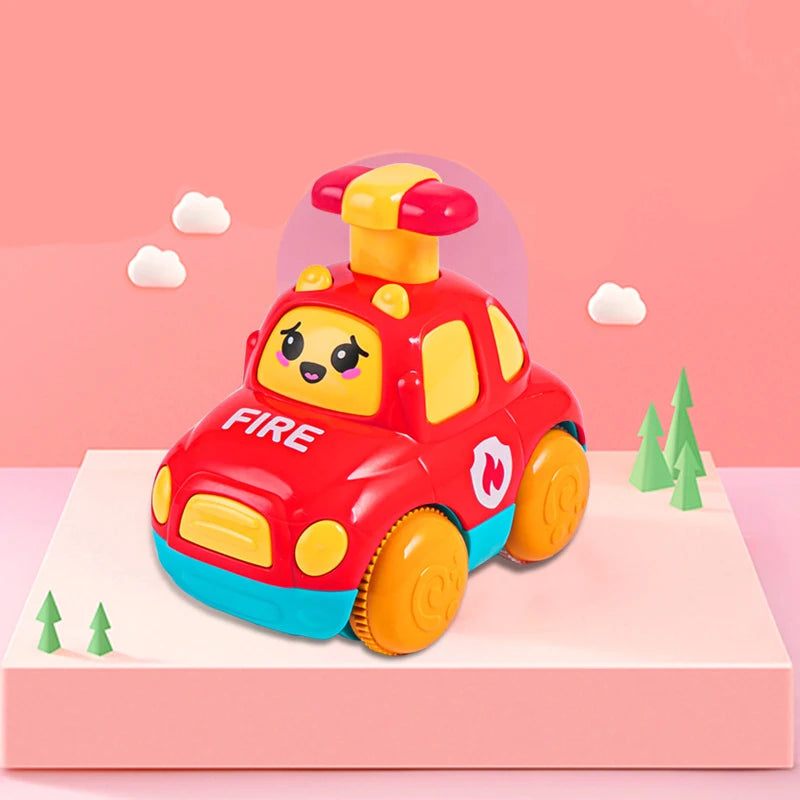 Baby Toy Cars for 1 2 3 Year S Boy Gift Press and Go Cartoon Truck Educational Toys Pull Back Cars Toys for Toddlers 12 18 Month