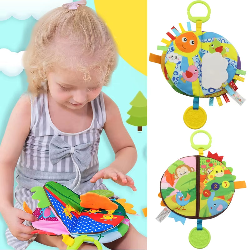 Baby Toys Soft Cloth Books Baby Intelligence Development Infant Educational Stroller Rattle Toys Baby Toys 20% off DS19