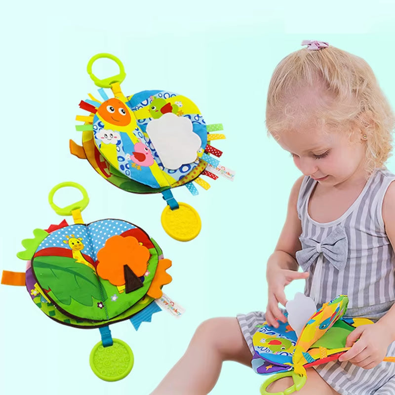 Baby Toys Soft Cloth Books Baby Intelligence Development Infant Educational Stroller Rattle Toys Baby Toys 20% off DS19