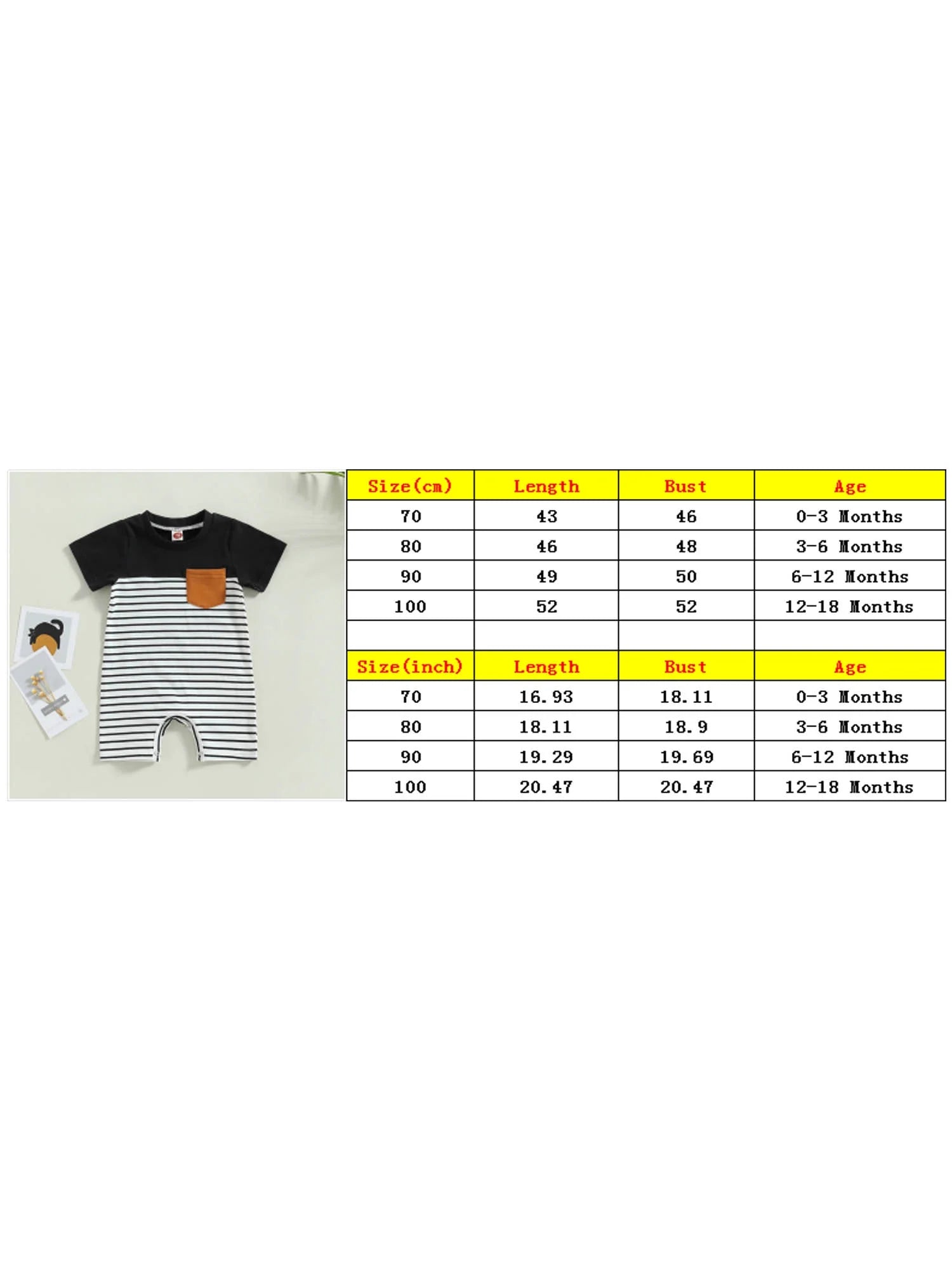 Baby Boy Romper Newborn Infant Summer Clothes 3 6 12 18 Months Short Sleeve Striped Jumpsuit Playsuit Bodysuit