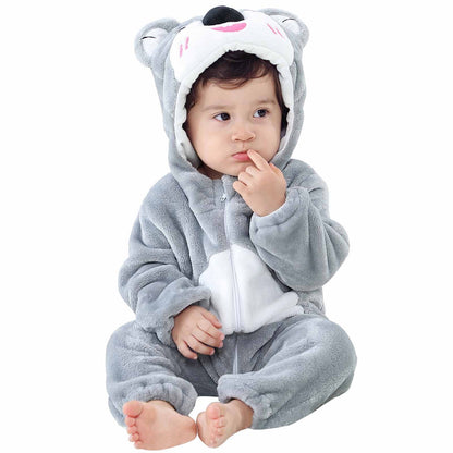 Baby Pajamas Autumn Winter Infant Toddler Kids Unisex Child Pajama Plush Onesize One-Piece Sloth Animal Costume on Clearance